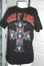 T shirt concert Guns N' Roses 1988 appétit de destruction taille S noir