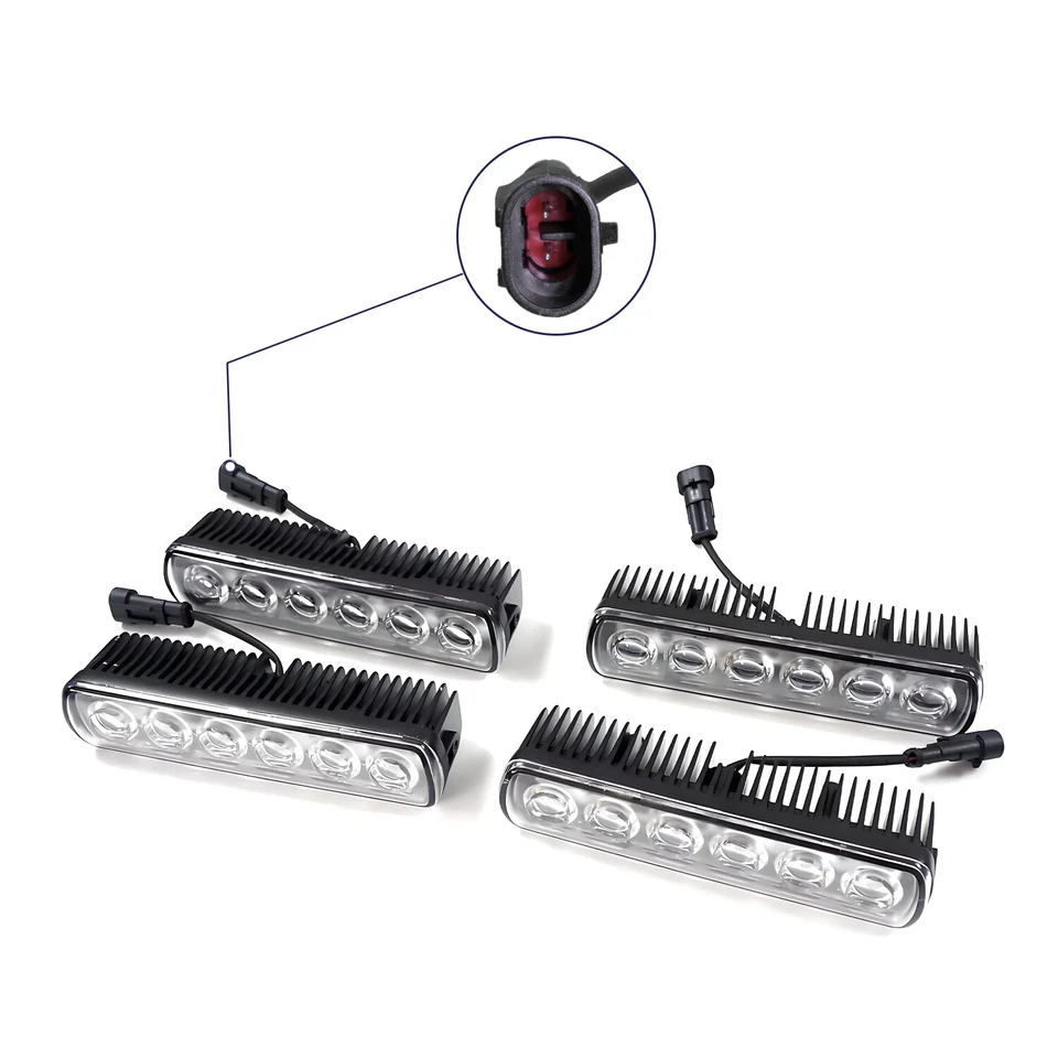 Roof Top Light Bar LED For 2020-2024 Land Rover Defender 90 110 130 Gloss Black Foto 4 de 4