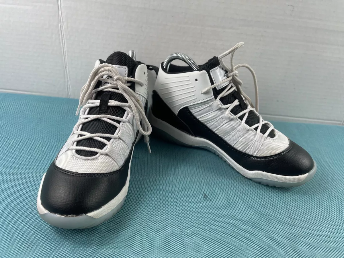 Shaq Youth Kids Boys Basketball Shoes White Black 4 Ice Retro