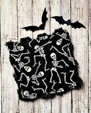 Spooky Scary Skeletons Baby Toy Crinkle New