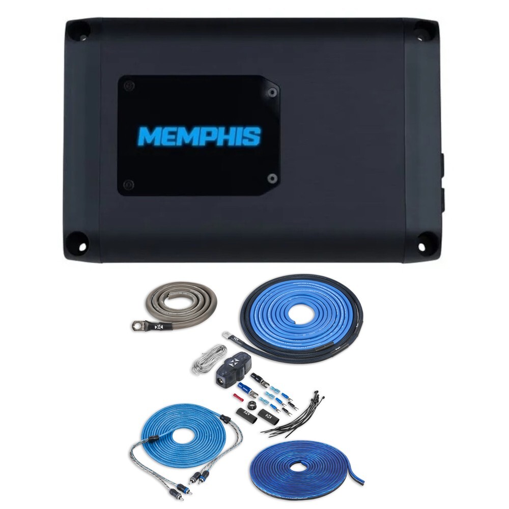 Моноблочный усилитель Memphis PRX10001V2 мощностью 1000 Вт RMS класса D с комплектом усилителей 6269000₽