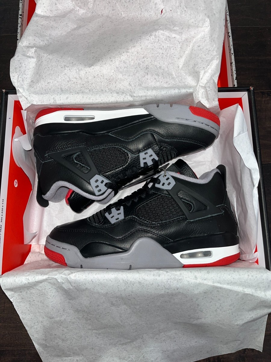 Size 6.5 - Air Jordan 4 Retro Bred Reimagined for sale online | eBay
