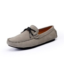 Genuine Leather Men's Casual Shoes Loafers Moccasins Slip on Driving Shoes