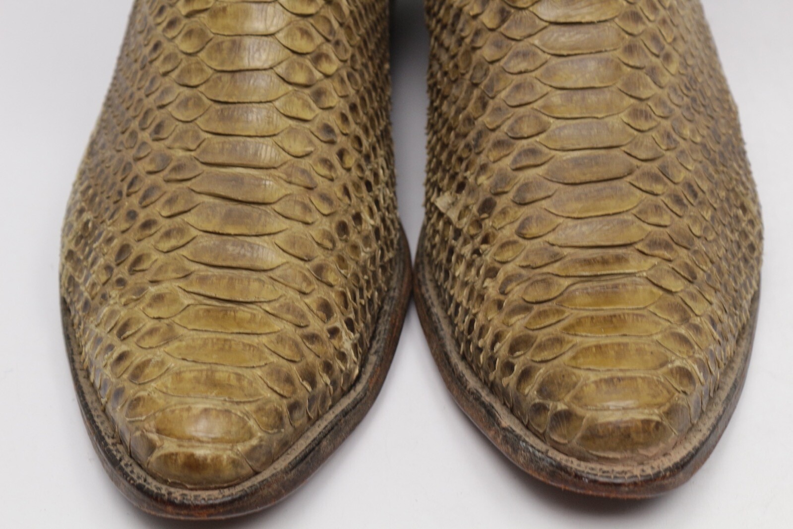 Panhandle Slim Python Snakeskin Cowboy Boots Mens… - image 3