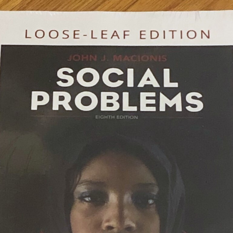 John J Macionis Social Problems 8th Edition Textbook Binder Ready