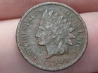 1909 P Indian Head Cent Penny- Philadelphia, VG Details, Metal Detector Find?