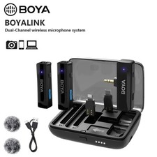 BOYA BOYALINK Wireless Lavalier Microphone System 2 Transmitter for Camera Phone