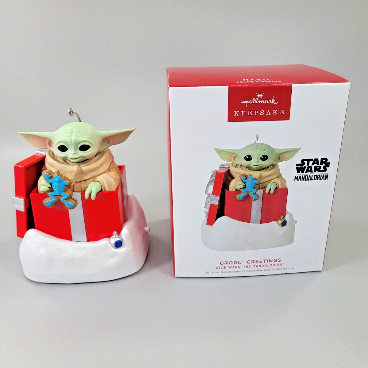 Hallmark Keepsake 2022 Star Wars The Mandalorian Grogu Greetings