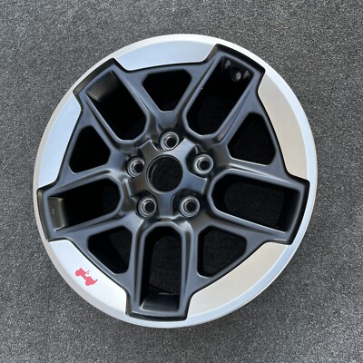 SINGLE 17 INCH WHEEL/RIM JEEP WRANGLER 2019-2022 OEM BLACK