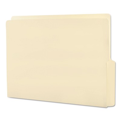 Smead Folders 1/2 Cut Bottom Reinforced End Tab Letter Manila 100/Box 24128