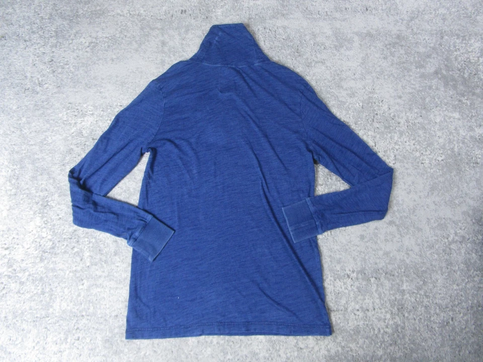 Camisa G Star RAW Para Hombres Grande Calce Ajustado Azul Manga Larga Pullover Simulación Informal Foto 2 de 4