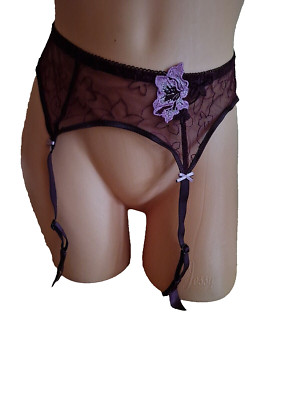 Antinea by Lise Charmel women garter belt UK size S L.39 O Brazil trop