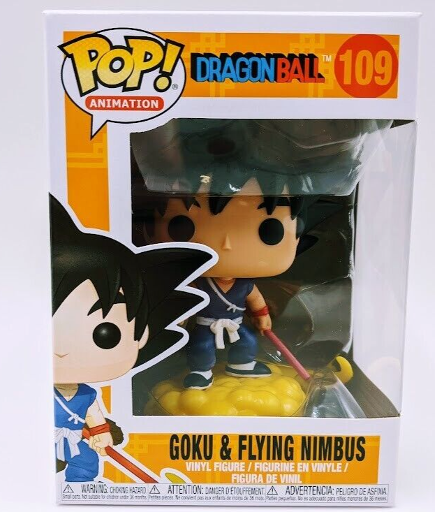 Figurine Pop! Dragon Ball Z - Goku Sur Le Nuage Magique - Vinyle 10cm - Funko