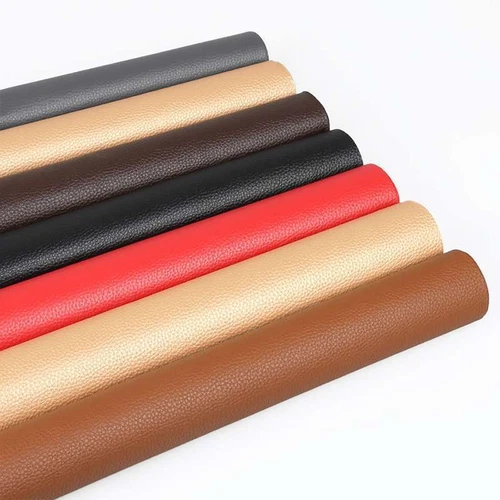 Thick Faux Leather Fabric Sponge Quilted Embroidered Car Interior Sew Material - Picture 1 of 2