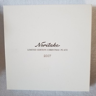 ノリタケ 限定版クリスマスプレート Indigo Bunting 2007 46 ノリタケ 限定版クリスマスプレート Indigo Bunting 2007 46