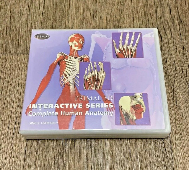 Primal 3d Interactive Series Complete Human Anatomy Cd Working 2004 Edition - 