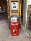 Vintage Style Coca Cola ICE COLD Trash Can SS TOP 12 Gal. 29" Tall