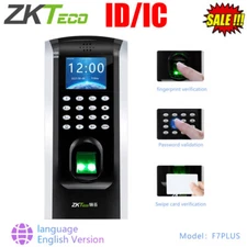 ZKTeco F7plus ID/IC  Biometric Fingerprint Access Control Attendance Time Clock