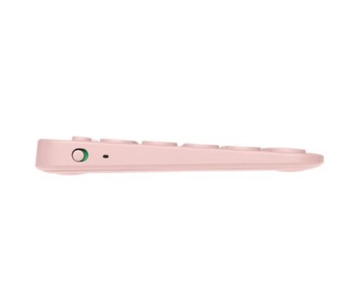 LOGITECH K380 MULTI-DEVICE PORTABLE KEYBOARD ROSE PINK SLIM COMPACT WIRELESS - Picture 3 of 4