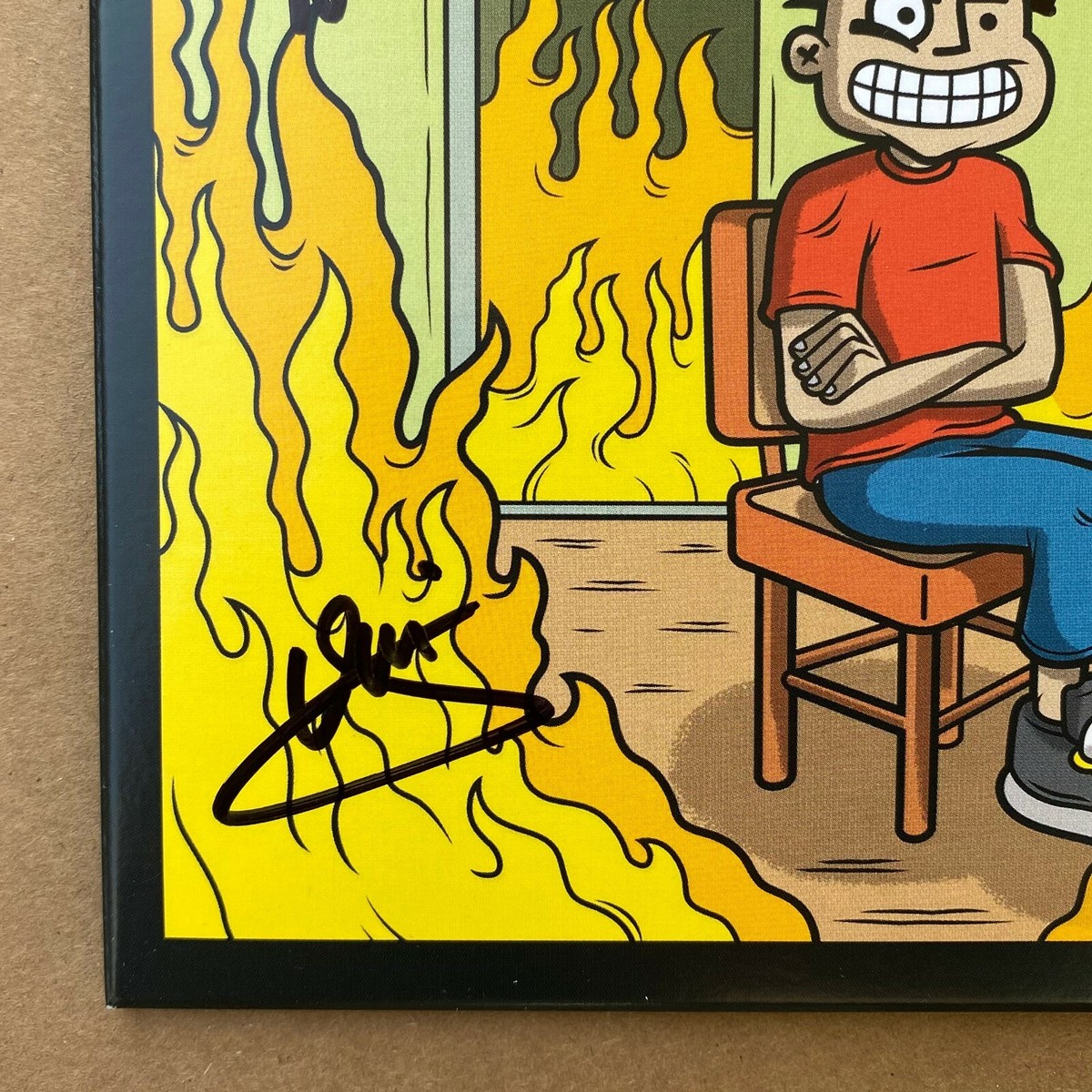 MxPx Signed Worries / Fever Dream Color Punk Rock Vinyl Record 7