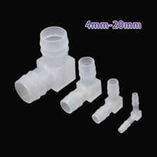 4mm-20mm L-shaped Joint Hose Pipe Tube Plastic Right Angle Connector Joiner