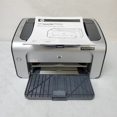 HP LaserJet P1006 Black White Printer NO TONER 5K Pg Ct USB