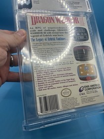 Dragon Warrior III 3 Sealed NES Wata 9.6 A+ Mint Not VGA Cgc Psa Grail Key 10pop