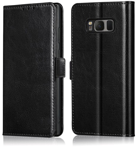 For Samsung Galaxy S8 Plus Case Protective Leather Wallet Card Slot Stand Cover - $10.99