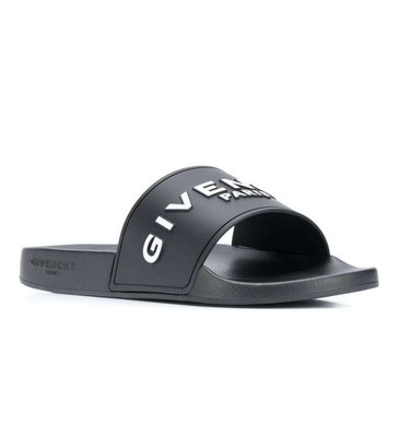 Givenchy Logo Embossed Black Slides | eBay display picture 3