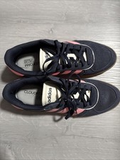 adidas Women's Breaknet Sleek Shoes Shadow Navy/Pink Spark/Off White