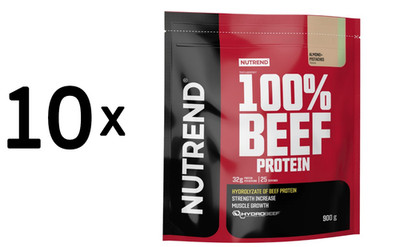 10 x Nutrend 100% Beef Protein, Almond Pistachio - 900g (32,22 EUR/kg)