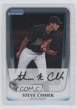 2011 Bowman Chrome Prospects Steve Cishek (Should Be Card #BCP217) Rookie RC a6z. rookie card picture