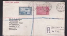 CANADA (26ay4) 1938 Registered FDC to Jersey UK with 6c Air & 10c Clean
