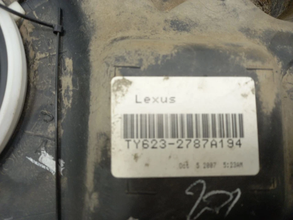 07 08 09 LEXUS RX350 3.5L FUEL TANK VIN P 5TH DIGIT - Image 2 of 4