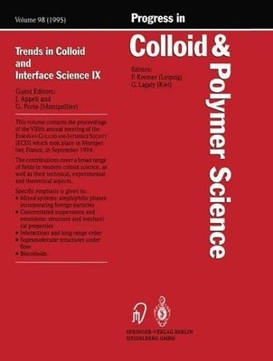 Trends in Colloid and Interface Science IX by Jacqueline Appe... - 9783662157091