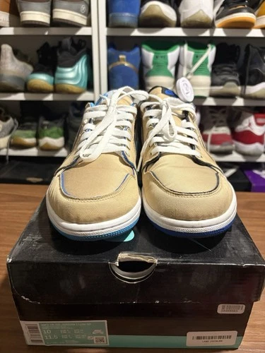 Jordan 1 Low Lance Mountain Desert Ore Size 10