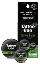 Tattoo Goo Aftercare Balm, 0.75 oz 0.54 Ounce Pack of 2 , Green