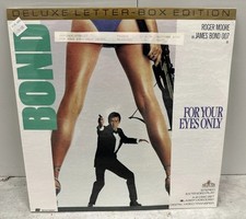 New Sealed  FOR YOUR EYES ONLY  2 Disc Deluxe Letterbox Ed CAV Bond LaserDisc