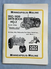 Minneapolis-Moline Data Book No. 2 Alan King Vintage Farm Machinery