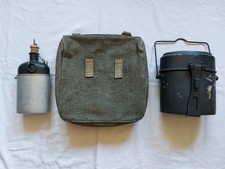 Schweizer Armee Militär Brotbeutel Brottasche  Gamelle Essgeschirr Trinkflasche