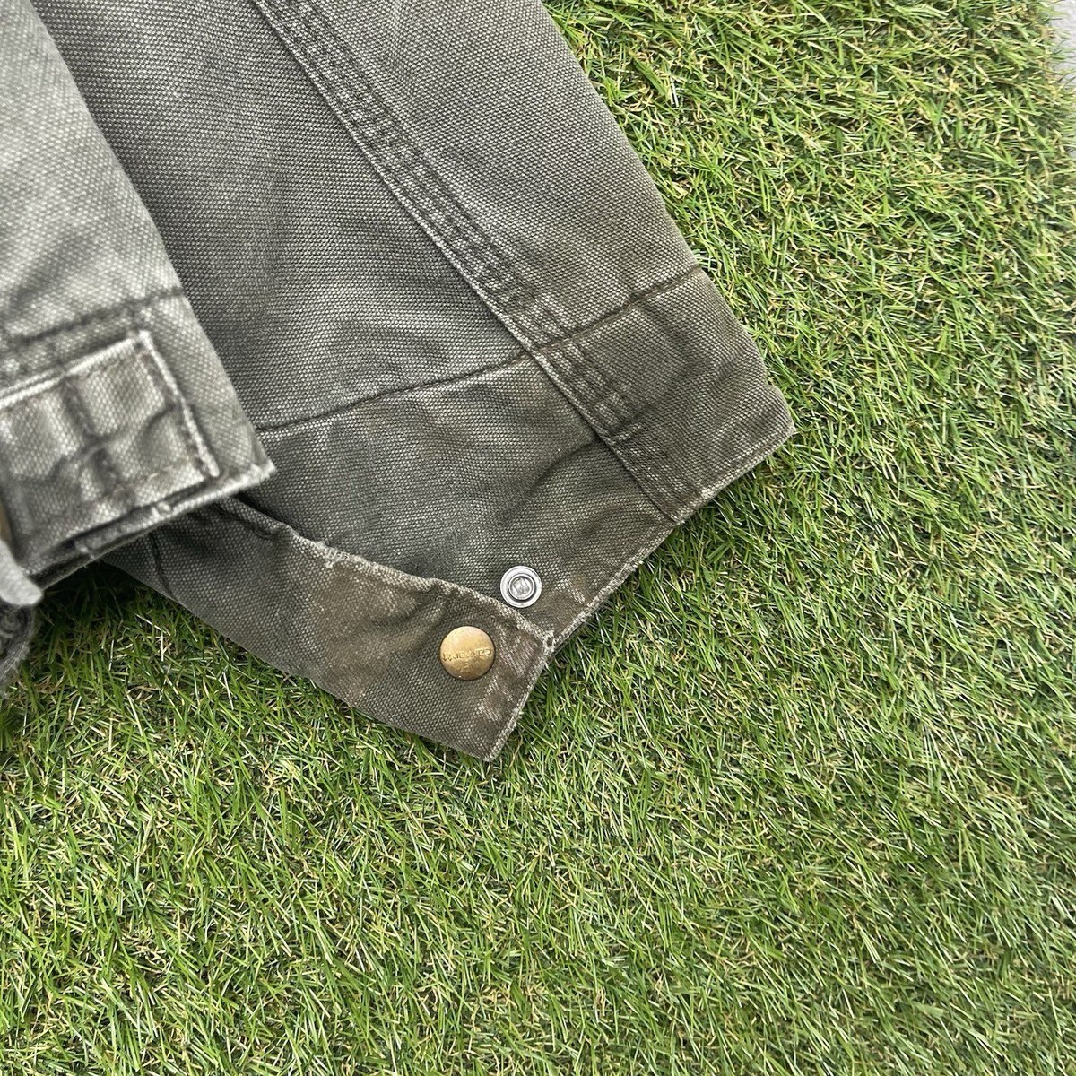 Vintage Carhartt Detroit Jacket Mens Large Aztec Southwestern