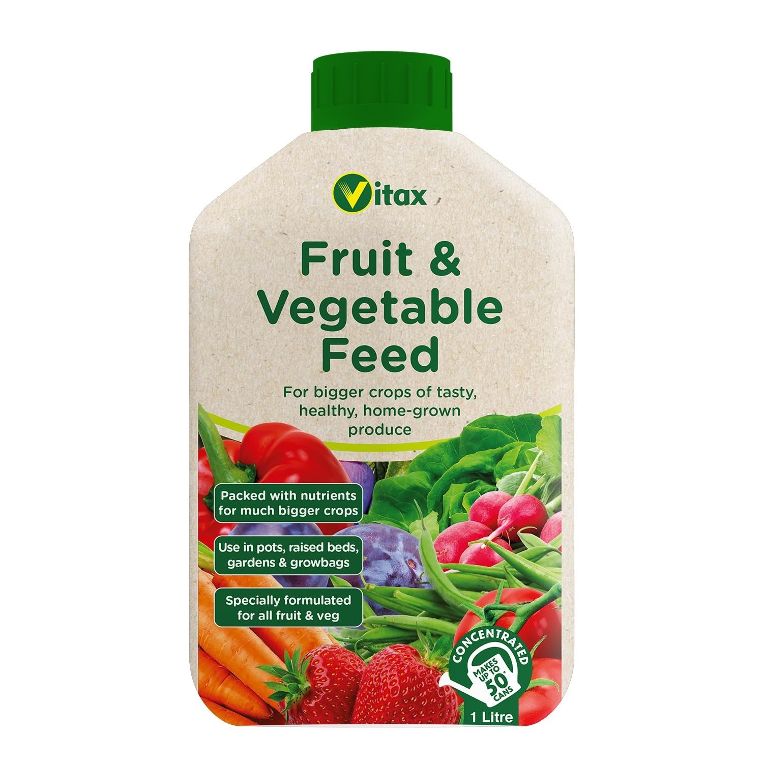 Fruit & Vegetable Plant Feed Concentrated Formula 1 Litre Nutrients Healthy - Image 2