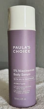 Paula's Choice Niacinamide 5% Body Treatment  w/D-Panthenol-118ml/4 oz-New