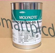 1PCS NEW Molykote DUPONT DOW CORNING EM-60L Grease 1Kg (2.2 LB)