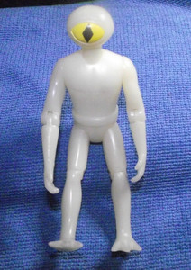 SCOOBY DOO Villain figure one eye SKELETON MAN  Glow in the dark 5" Figure