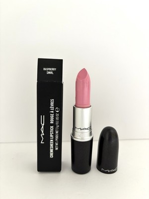 MAC Raspberry Swirl Lipstick Cream Sheen Formula Pink Lipstick New In Box