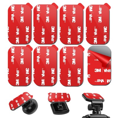 pop-tech Adhesive Pads Strip, 8Pcs 3M VHB Double-Sided Mounting Tape for