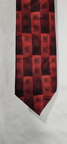 Salvatore Pellegrino IL Pinttore Italiano Necktie 100% Silk Handmade Red L60