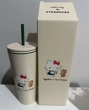 NEW Starbucks Hello Kitty 50th Cup -473ml/16Oz  Limited Edition  Christmas Gift