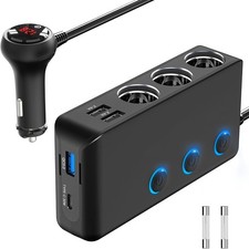 KFZ Steckdose 3 Ausgänge 200W PD 30W 3 USB-C KFZ Steckdose 3 Ausgänge 200W PD 30W 3 USB-C